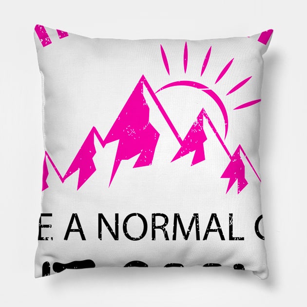 Mountains Hiking Pillow by Johnny_Sk3tch