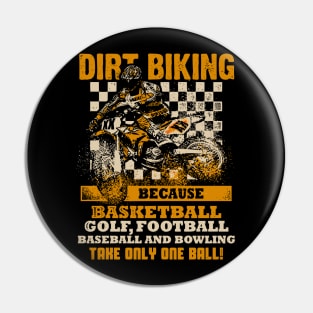 Motocross tshirt Pin