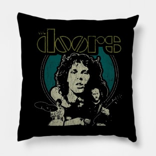 Vintage The Doors Pillow