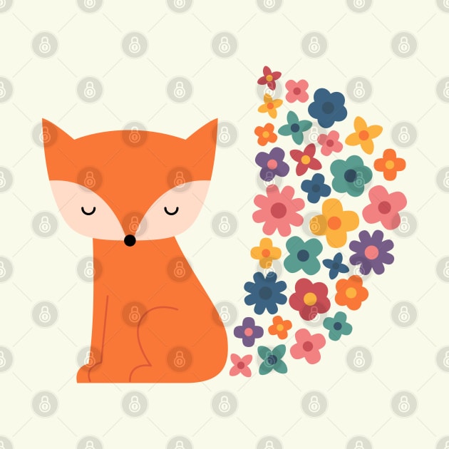 Floral Fox by AndyWestface