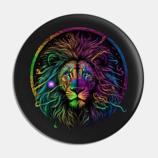 Synthwave King of the Jungle Pin