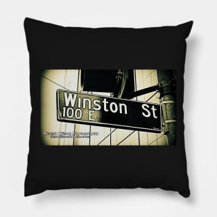 Winston Street, Los Angeles California by Mistah Wilson Pillow