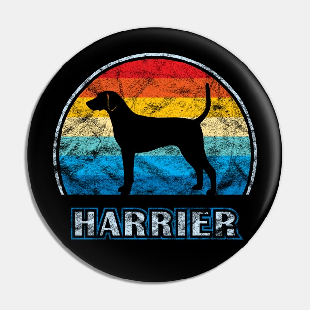 Harrier Vintage Design Dog Pin by millersye