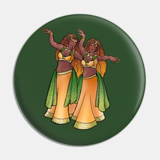 Gemini Belly Dancers Pin