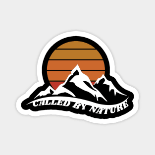 sunset and mountain Magnet