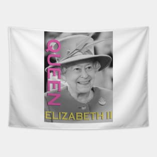 queen elizabeth ii portrait Tapestry