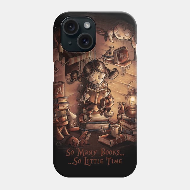 So many books, so little time Phone Case by saqman