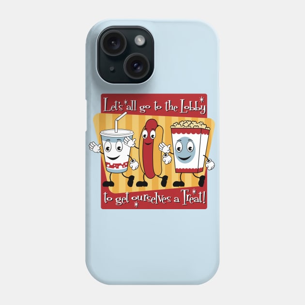 Let's all go to the lobby Phone Case by DesignWise