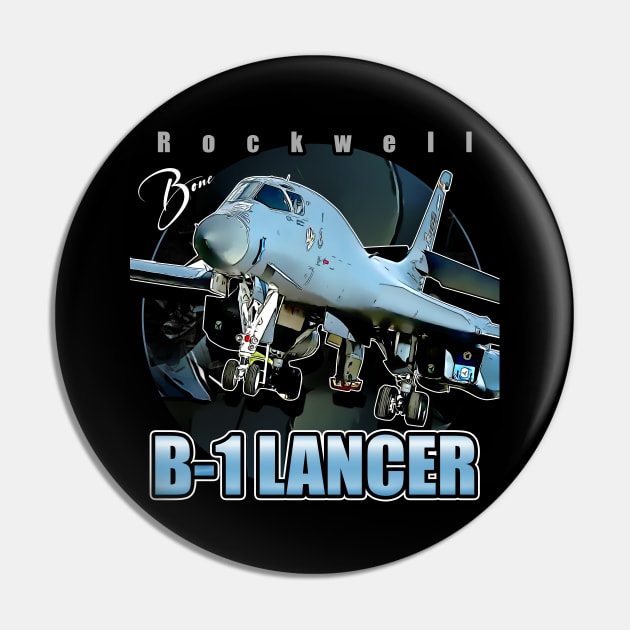 Rockwell B1 Lancer USAF  Supersonic Heavy Bomber Pin by aeroloversclothing