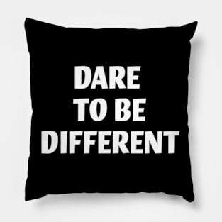 The Power of Being Different Pillow