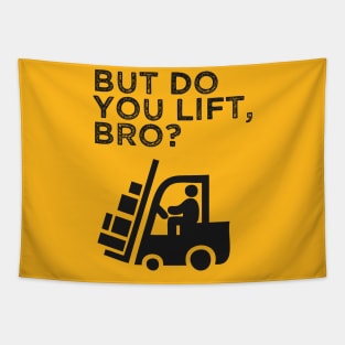 Forklift Operator Heavy Machinery Tapestry