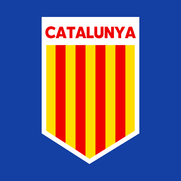 Catalonia Flag Emblem by SLAG_Creative