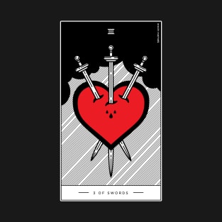 3 of Swords T-Shirt