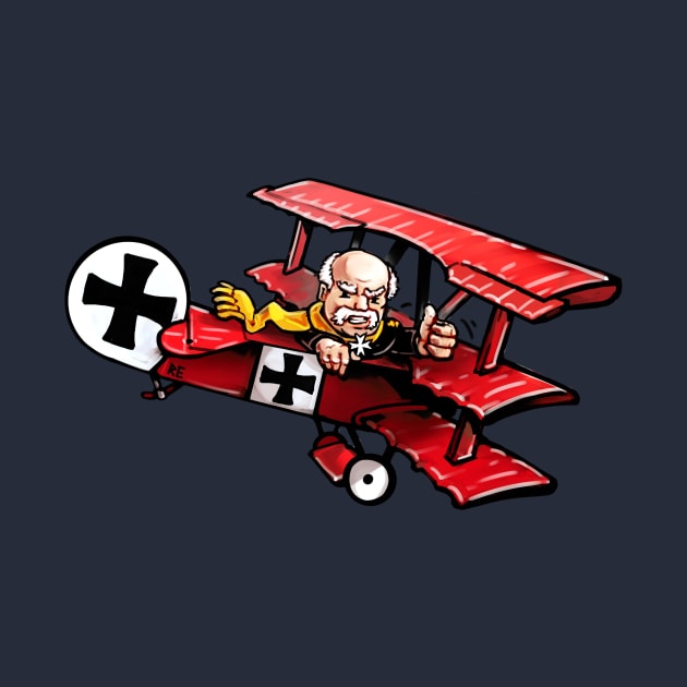 Red Baron meets Bismarck - Fokker Dr.I Triplane by MilitaryAviationHistory