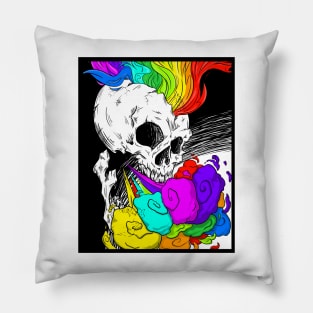 PRIDE SKULL Pillow