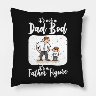 Dad Bod | White Text Funny Dad Pillow