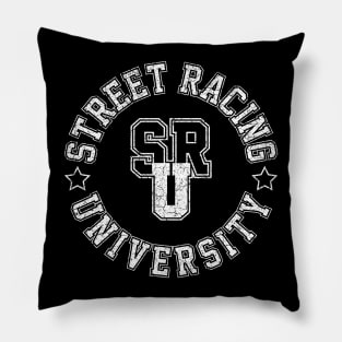 Street Racing University Pillow