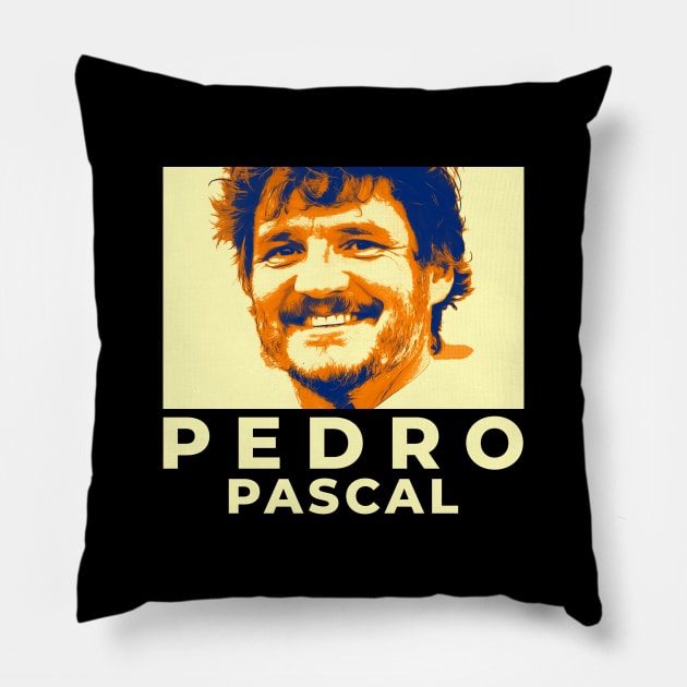 pedro retro pascal Pillow by PRESENTA