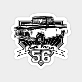 56 Chevy Truck Task Force Magnet