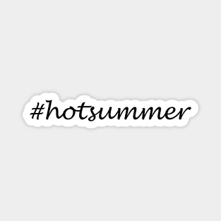 Hot Summer - Hashtag Design Magnet