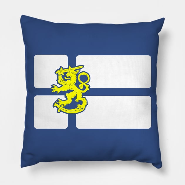 SUOMI/FINLAND Pillow by miniBOB