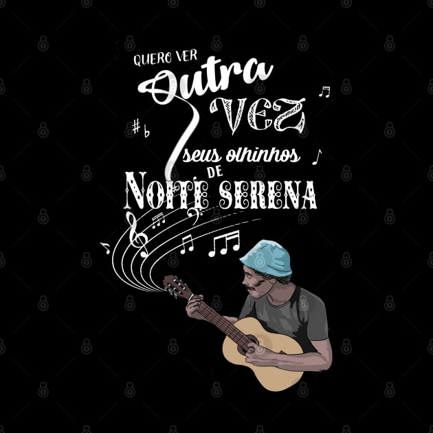 Olhinhos de noite serena (dark tees version) by Leo Carneiro