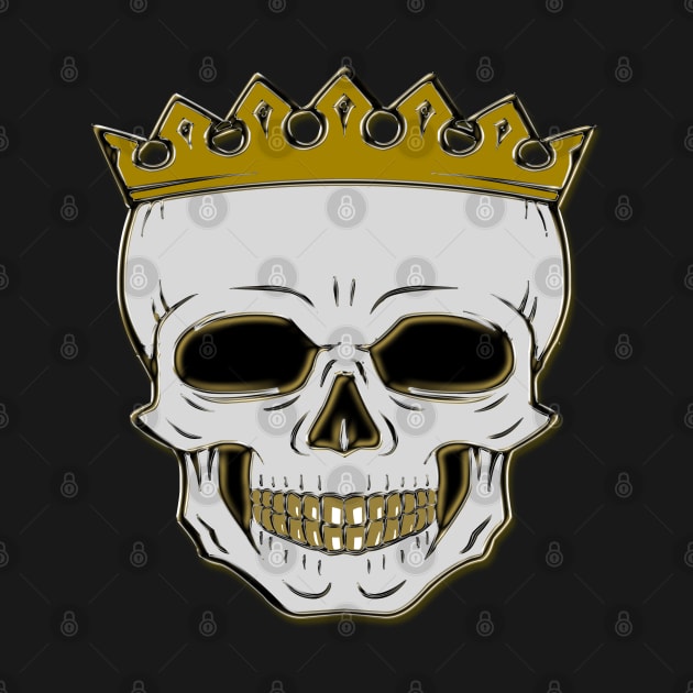 Queen Skull Crown Design by Pikmi