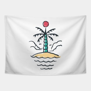 Relax Island Tapestry