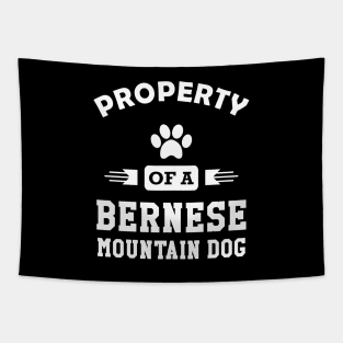 Bernese mountain dog - Property of a bernese mountain dog Tapestry