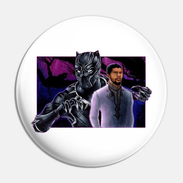 Black Panther - King Of Wakanda Pin by Jomeeo