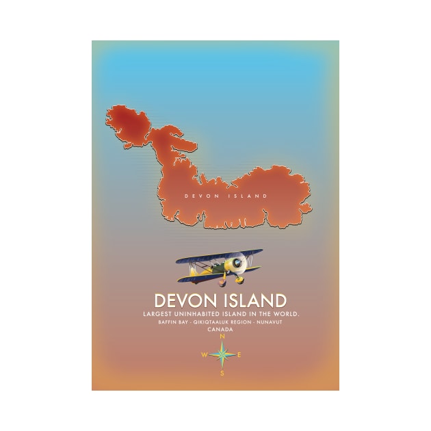 Devon Island Canada map. by nickemporium1