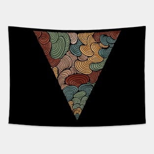 Abstract colorful triangle Tapestry