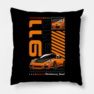 Iconic 911 GT3 RS Car Pillow