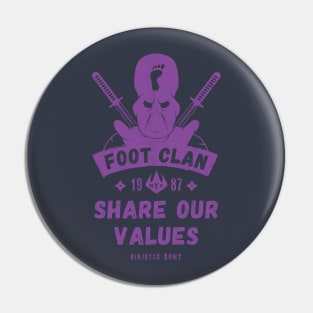 Share Our Values Pin