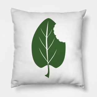 Operation Eat All The Plants Leaf Pillow