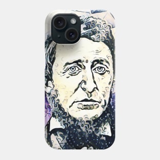 Henry David Thoreau Portrait | Henry David Thoreau Artwork 14 Phone Case