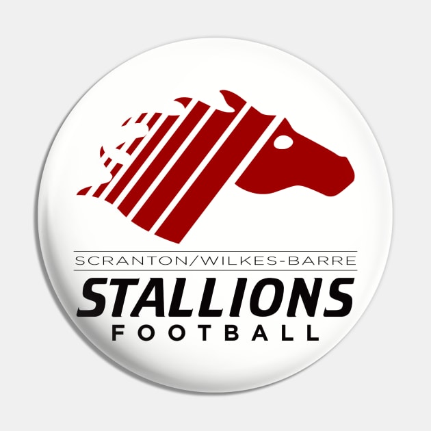 Scranton/Wilkes-Barre Stallions Pin by Tee Arcade