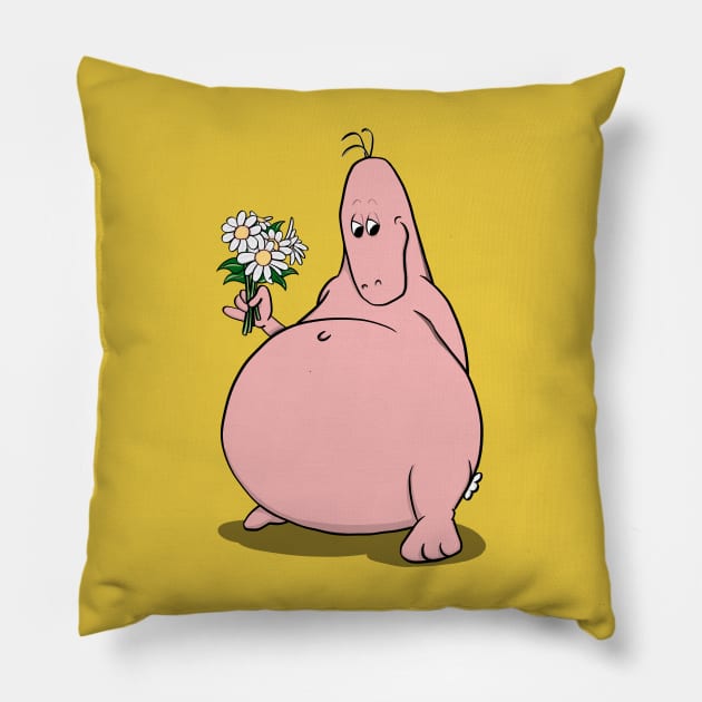 Say it with flowers Pillow by About Blob