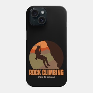 Rock climbing Phone Case