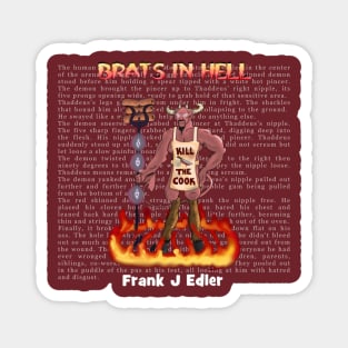 Brats In Hell Text Magnet