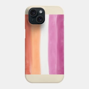 Lesbian flag Phone Case