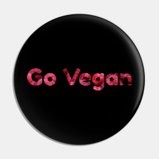 Go Vegan Pin