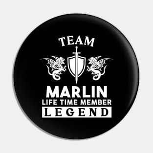 Marlin Name T Shirt - Marlin Life Time Member Legend Gift Item Tee Pin