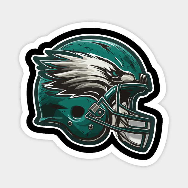 Go Birds helmet Magnet by vectrus