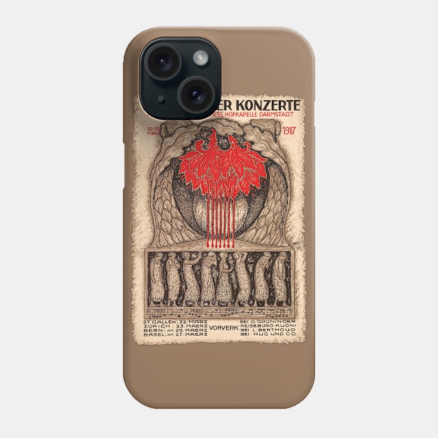 Concert poster, Vineyard Concerts Phone Case by UndiscoveredWonders