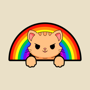 Kitty Rainbow T-Shirt