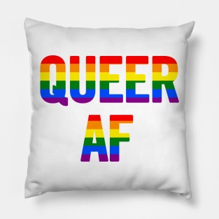 Queer AF Pillow