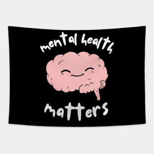 Mental Health Matters Awareness Brain Tapestry