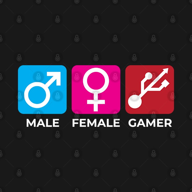 Gamer Male Female by Dojaja