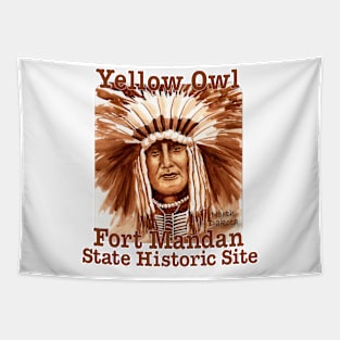 Yellow Owl, Fort Mandan State Historic Site, North Dakota Tapestry